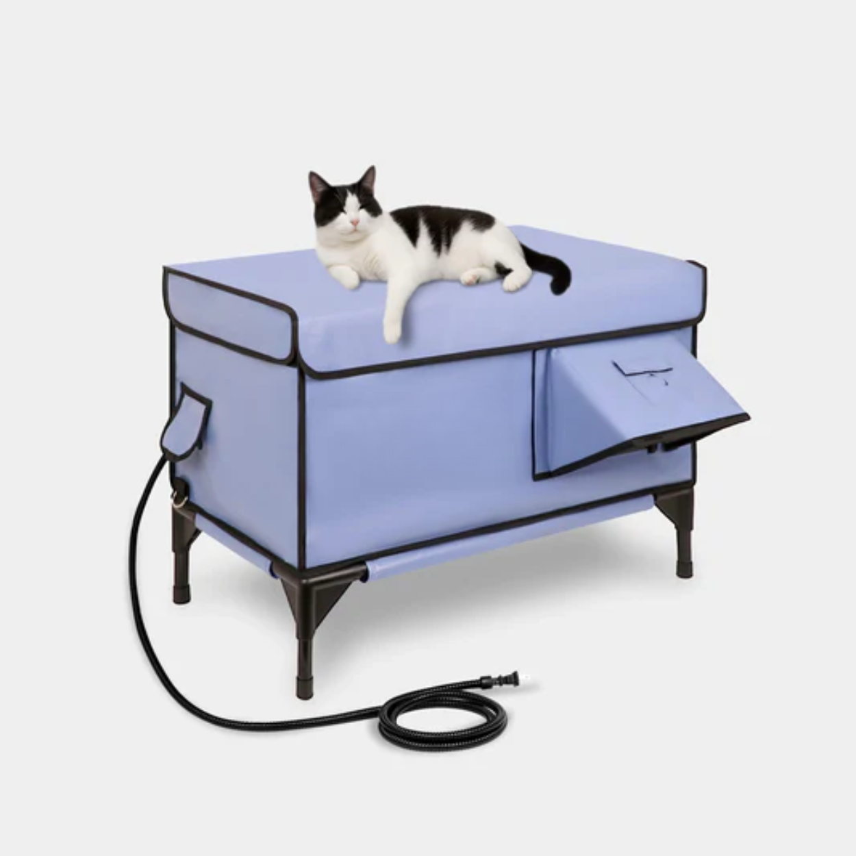 PawCraft Heated Outdoor Cat Shelter - Weatherproof & Insulated