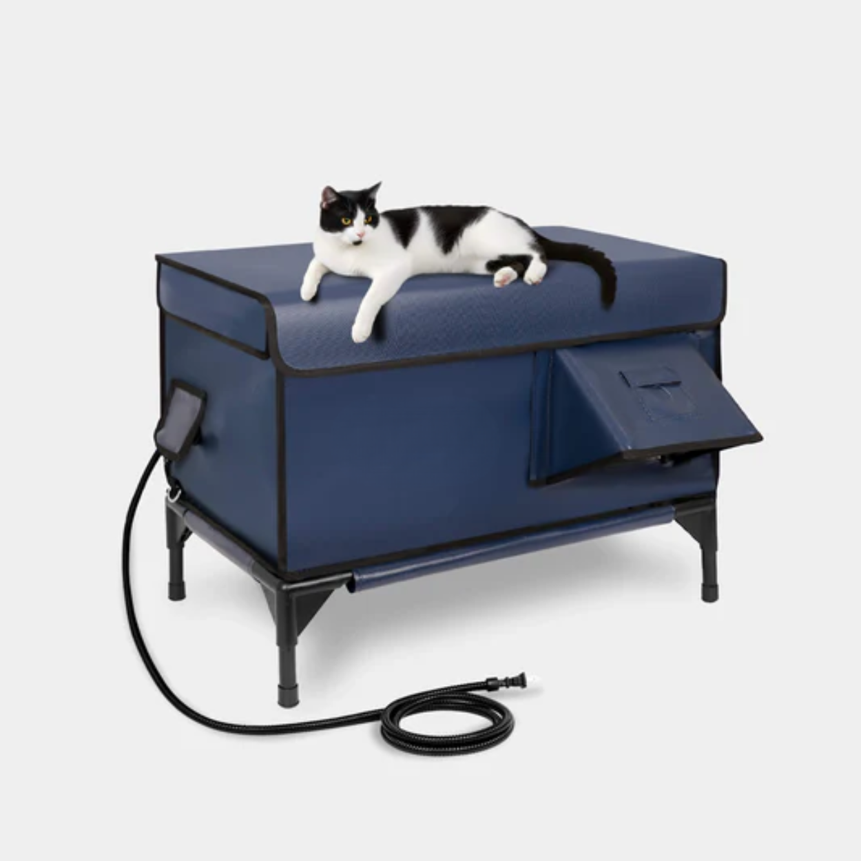 PawCraft Heated Outdoor Cat Shelter - Weatherproof & Insulated